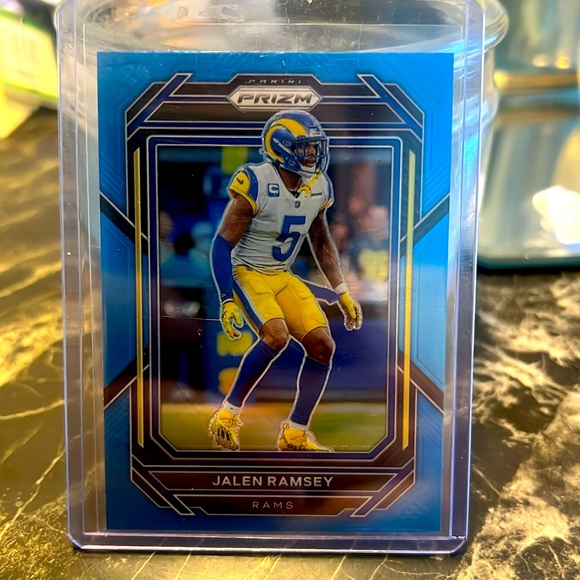 Jalen Ramsey Blue Prizm Sports Card - Picture 1 of 1